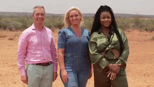 The trio headed into the Australian outback