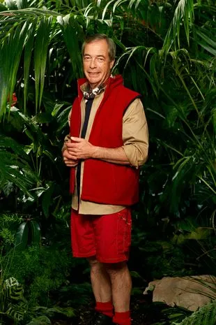 Nigel Farage caused a stir when he entered the jungle