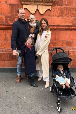 Binky, her husband Max Darton and her three kids