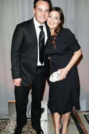 TV presenter Ant McPartlin and his wife, Lisa Armstrong attend the British Academy Television Awards afterparty at the Natural History Museum on May 20, 2007 in London