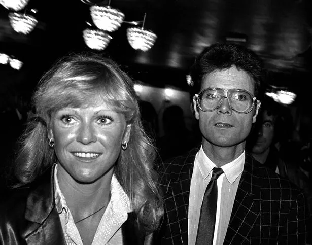 Cliff Richard with Sue Barker