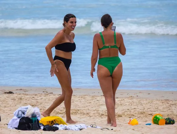 rach on beach