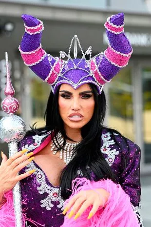 Katie Price as Carabosse in Sleeping Beauty