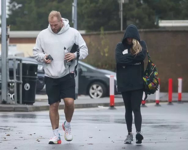 The estranged couple left a gym in north London together