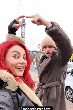 Dianne Buswell and Bobby Brazier