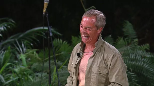 I'm a Celebrity... Get Me Out of Here!'s Nigel Farage unbuttoned his shirt and sang 'I'm Too Sexy'