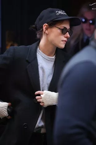 Kristen Stewart photographed in Manchester ahead of the Chanel show