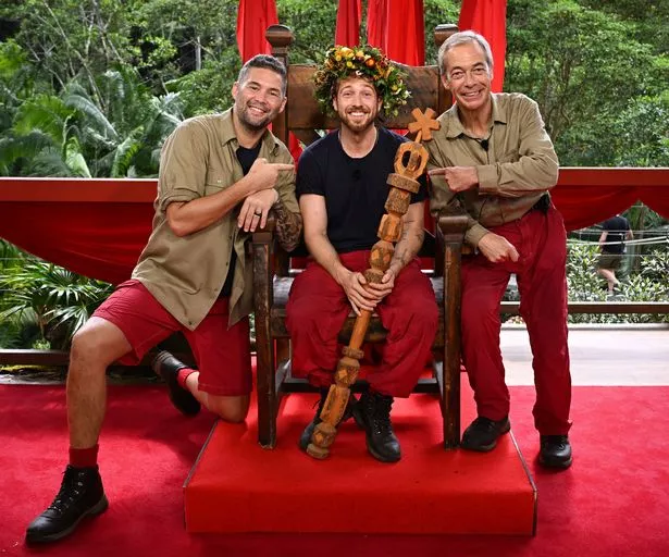 Sam was crowned King of the Jungle after beating fellow finalists Tony Bellew and Nigel Farage