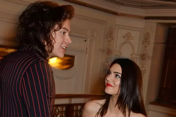 Harry Styles, Kendall Jenner and Model of the Year winner Cara Delevingne attend the British Fashion Awards at the London Coliseum on December 1, 2014