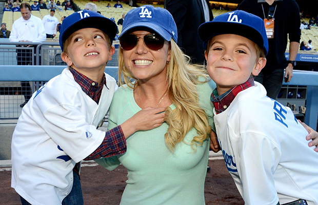 Britney Spears, sons Sean and Jayden