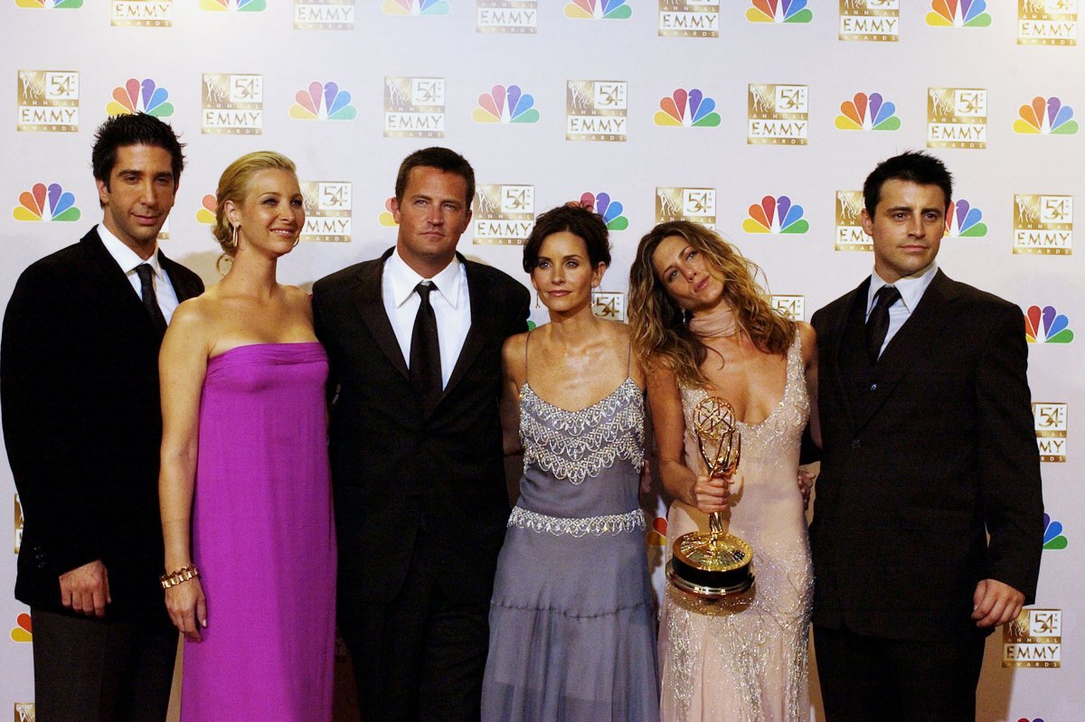 Friends cast attend the Emmy Awards