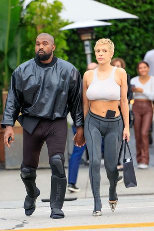 Kanye West and Bianca Censori