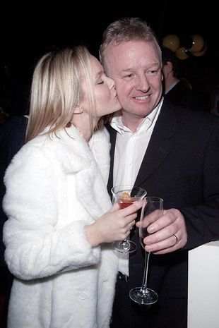 Les Dennis and Amanda Holden back in 2001