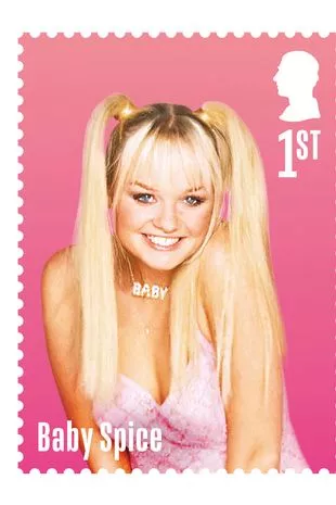 10 stamps including one of Emma Bunton - are to be released in the collection