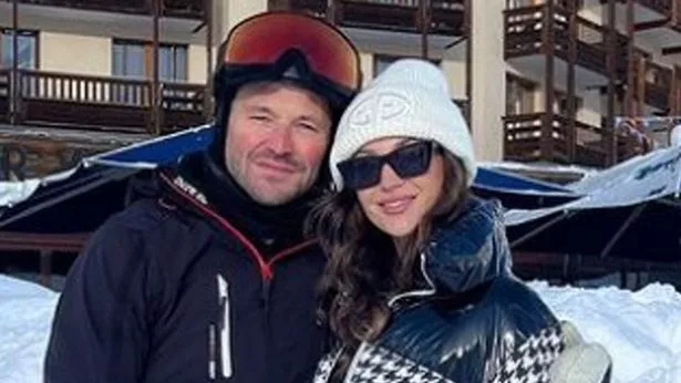 Michelle and Mark Wright enjoy a ski trip to celebrate his birthday