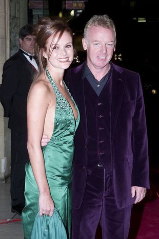 Les Dennis and Amanda Holden in 2000