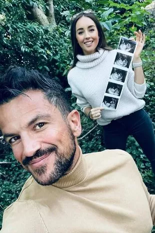 Peter and Emily announced their pregnancy news in October