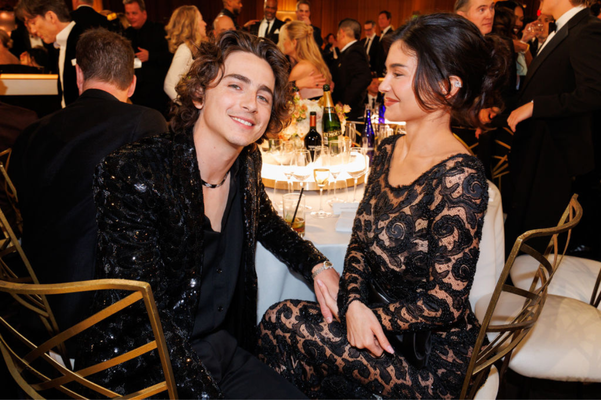 Timothée Chalamet and Kylie Jenner, Golden Globes