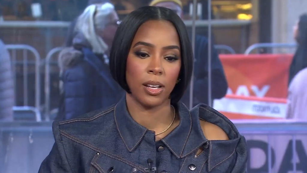 Kelly Rowland appears on NBC's Today Show.