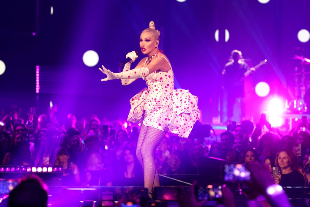 Gwen Stefani performs at the 2023 CMT Music Awards.