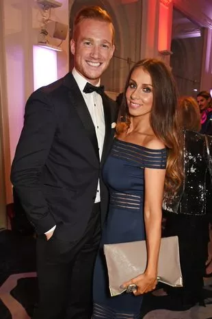 Greg Rutherford and wife Susie Verrill