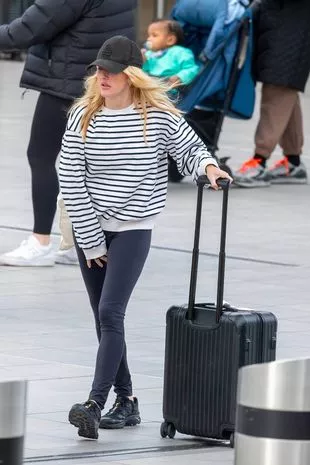 Ellie at airport