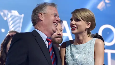 Getty Images Scott and Taylor Swift