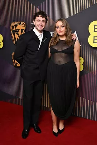 Paul Mescal and Nell Mescal attend the EE BAFTA Film Awards 2024