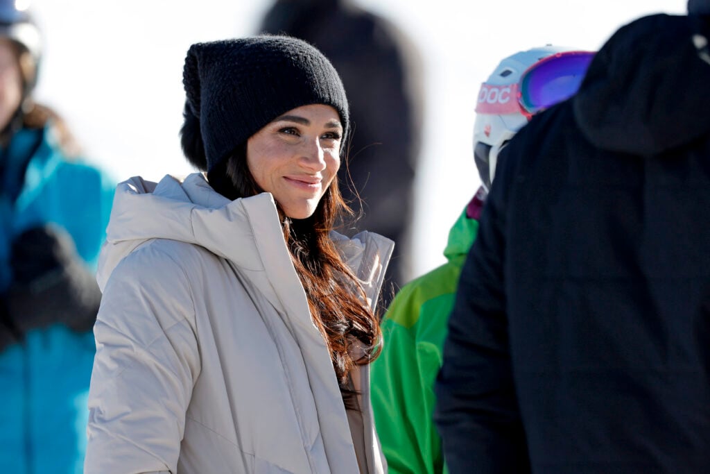 Meghan, Duchess of Sussex attends Invictus Games Vancouver Whistlers 2025's One Year To Go Winter Training Camp on February 14, 2024 in Whistler, British Columbia.