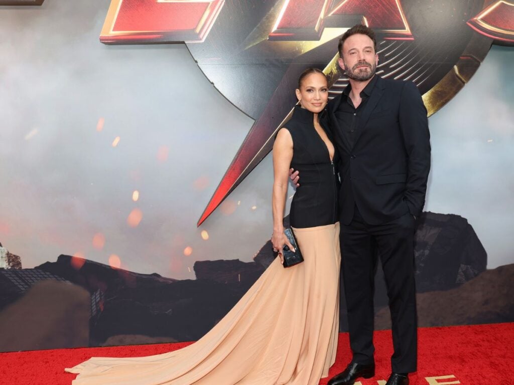 Jennifer Lopez and Ben Affleck at movie opening