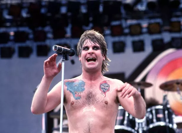 Ozzy osbourne on stage