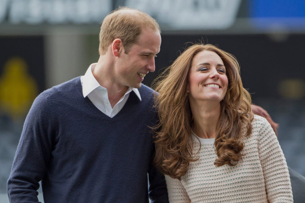 Prince William, Duke of Cambridge and Catherine, Duchess of Cambridge attend 'Rippa Rugby' in the Forstyth Barr Stadium on day 7 of a Royal Tour to New Zealand on April 13, 2014 in Dunedin, New Zealand. 