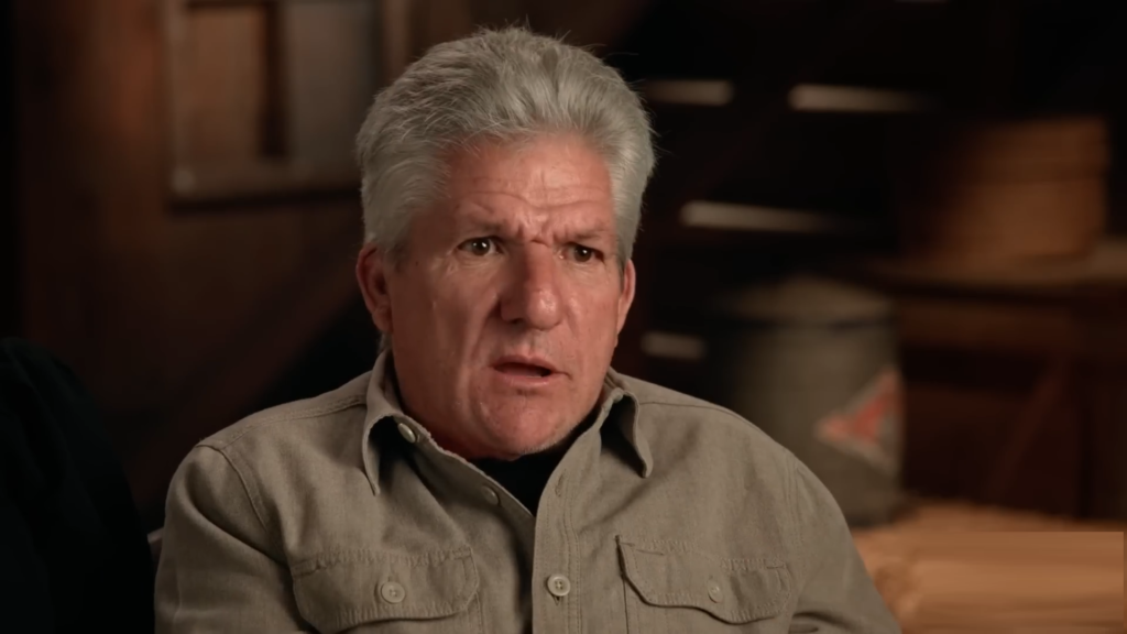 Matt Roloff speaks to the confessional camera.