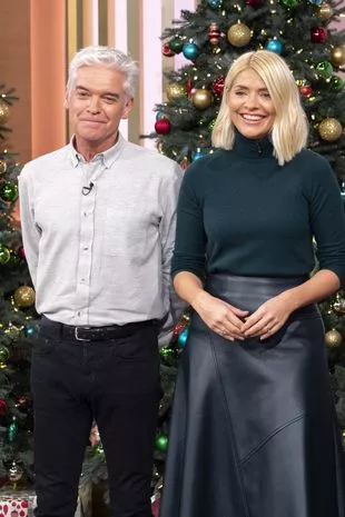 Phil and Holly in happier times on This Morning