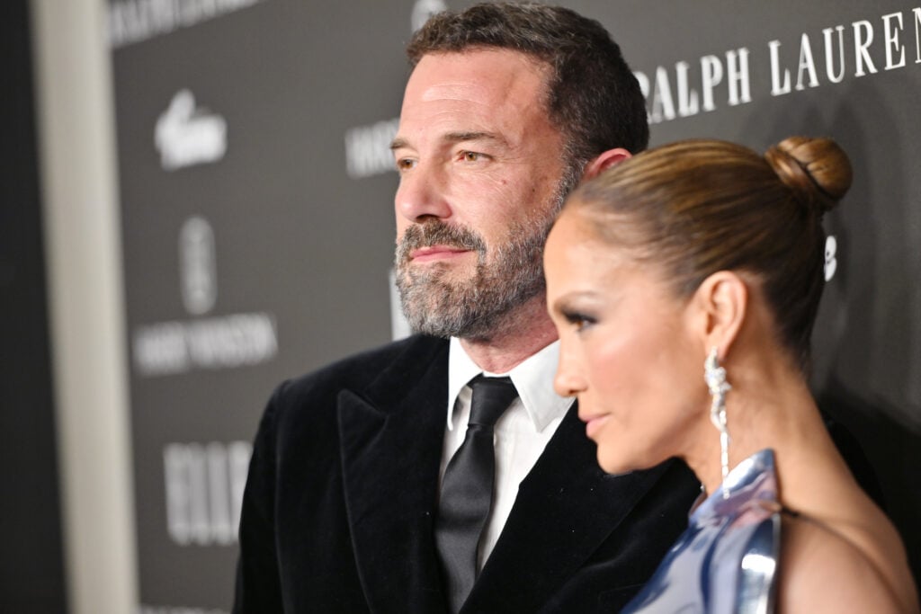 Ben Affleck and Jennifer Lopez attend ELLE's 2023 Women in Hollywood Celebration Presented by Ralph Lauren, Harry Winston and Viarae at Nya Studios on December 05, 2023 in Los Angeles, California.