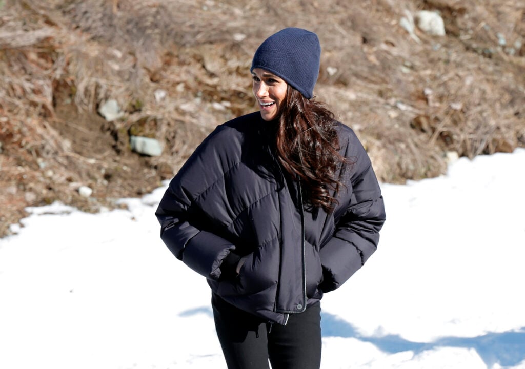 Meghan, Duchess of Sussex attends Invictus Games Vancouver Whistlers 2025's One Year To Go Winter Training Camp on February 15, 2024 in Whistler, British Columbia.