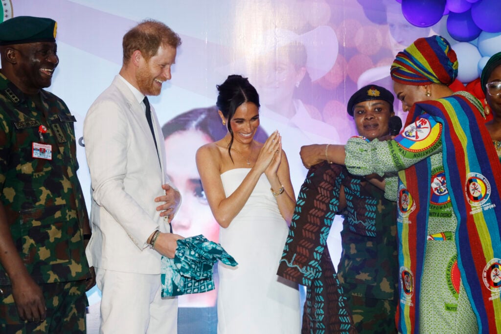 Prince Harry and Meghan Markle in Africa