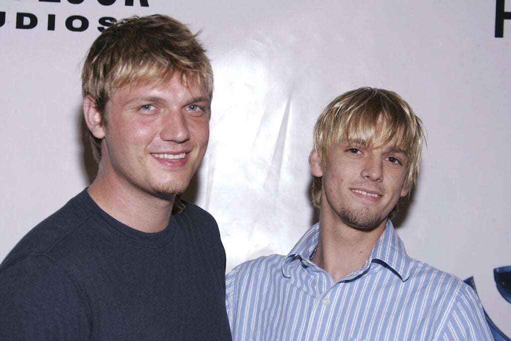 Nick Carter with his only brother