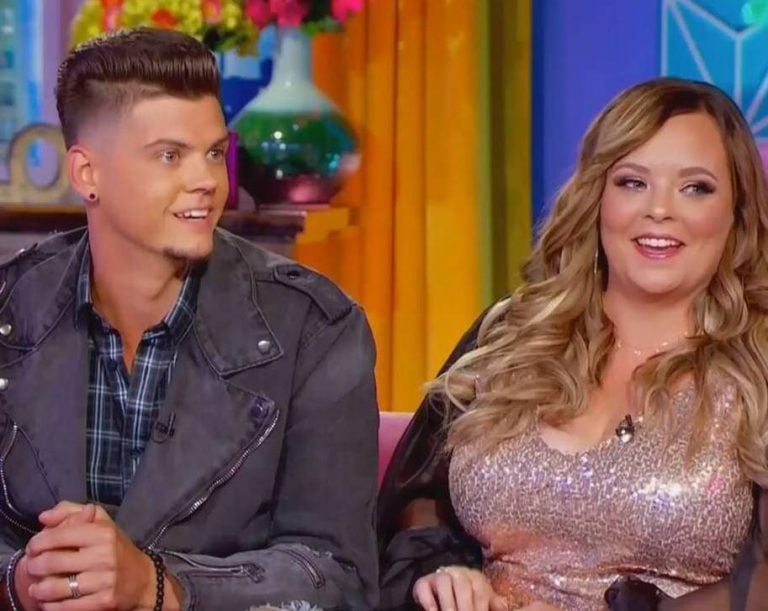 Tyler Baltierra and Catelynn Lowell on Set