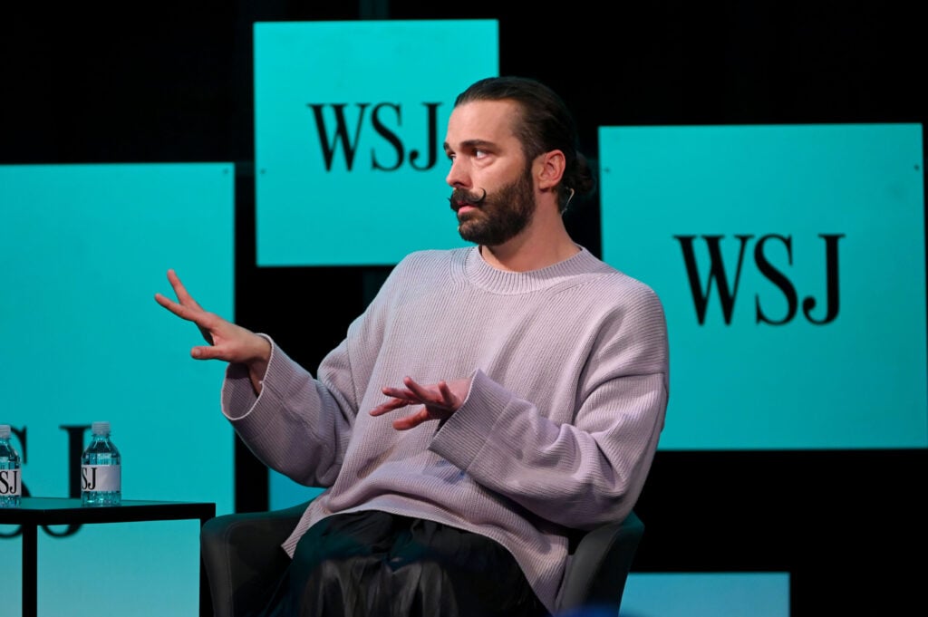 Jonathan Van Ness speaks on stage in May of 2019.