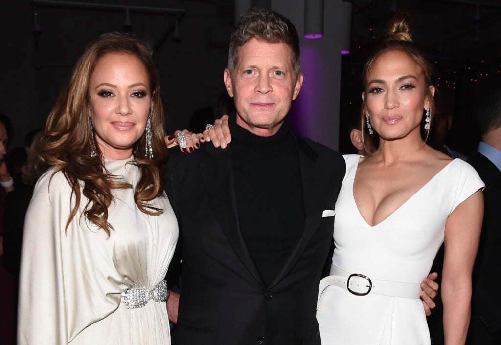 Leah Remini, Bob Simonds, and Jennifer Lopez in 2018.