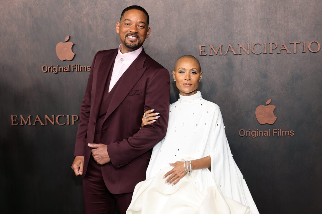 Will Smith and Jada Pinkett Smith on November 30 of 2022.