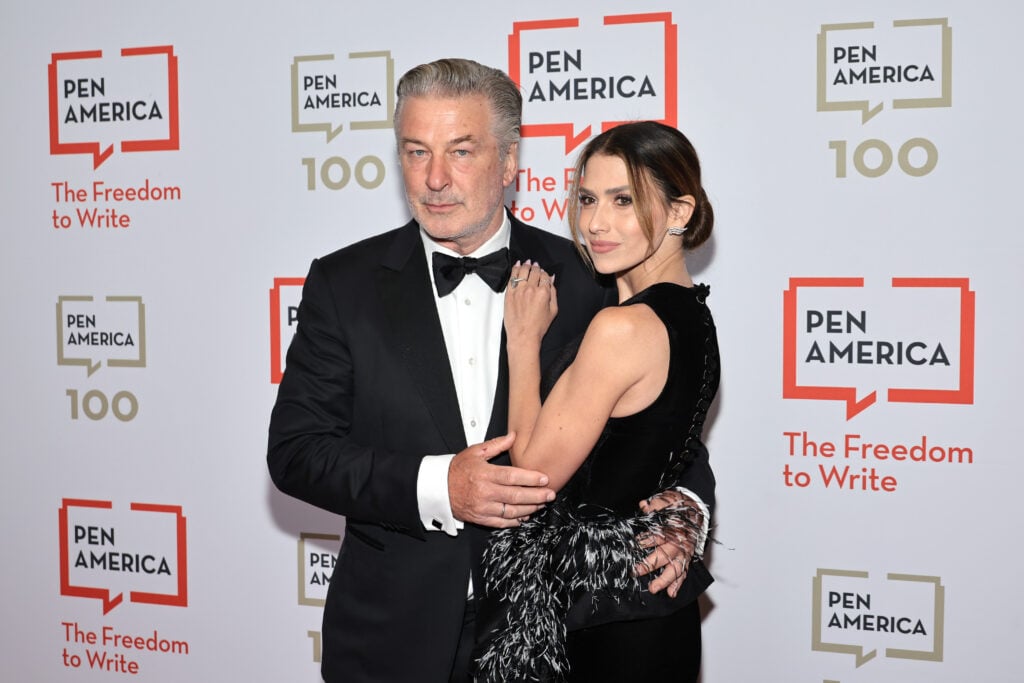 Alec Baldwin and HIlaria Baldwin in mid May 2023.