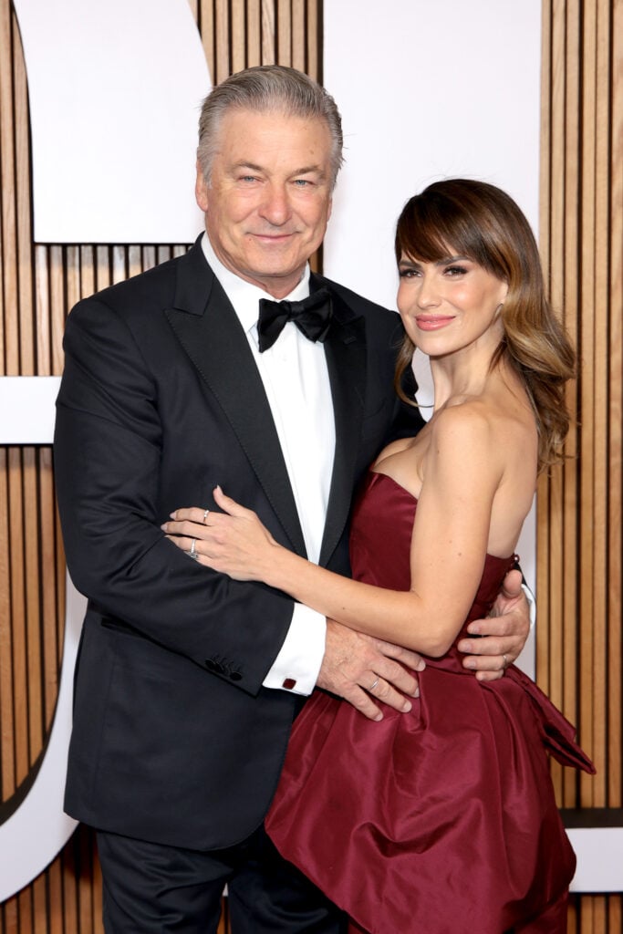 Alec Baldwin and Hilaria Baldwin in early November of 2023.