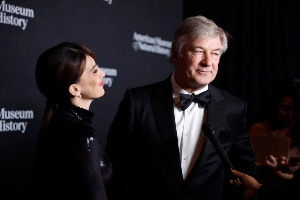 Alec Baldwin and Hilaria Baldwin in late November of 2023.