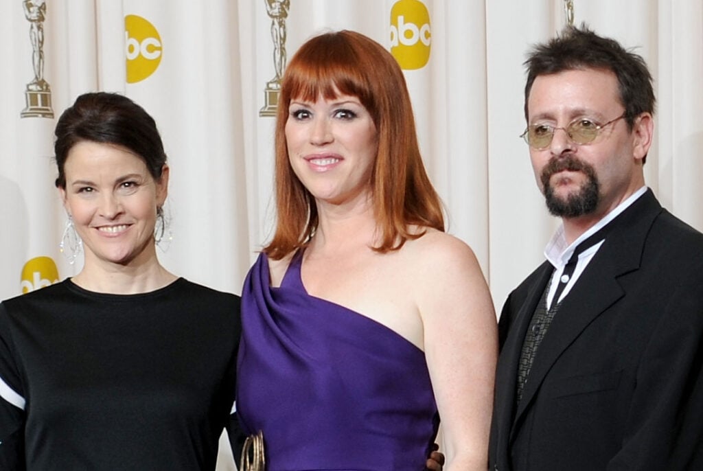 Ally Sheedy, Molly Ringwald, and Judd Nelson in 2010.