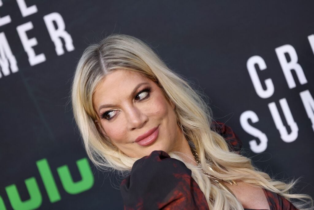 Tori Spelling in late May of 2023.