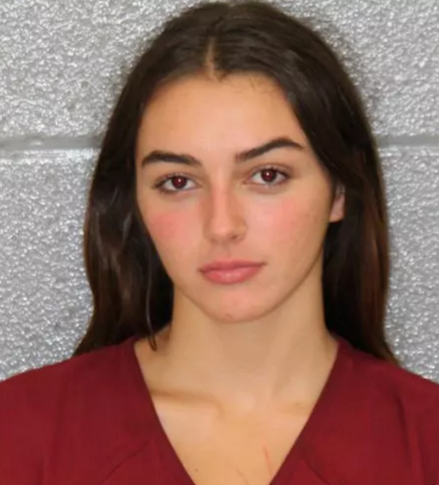 Avery Sehorn, age 18, following her June 6, 2024 arrest in Charlotte.