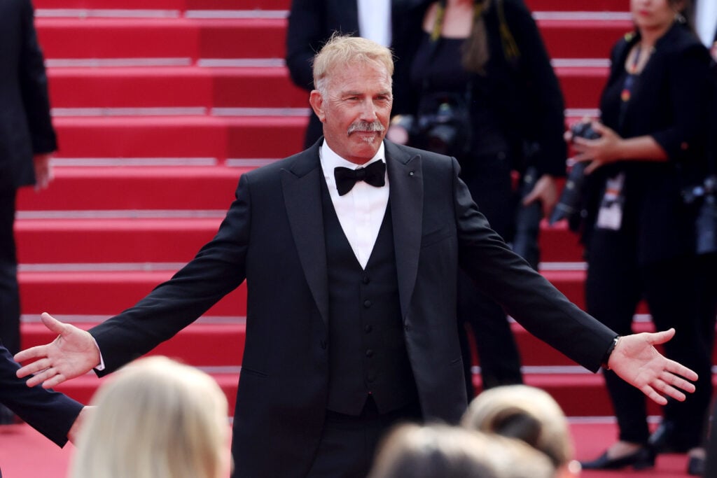 Kevin Costner in May of 2024, all dressed up.