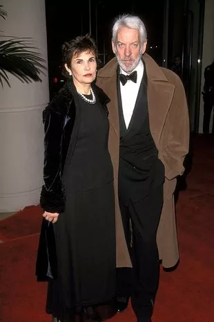 Donald Sutherland and Wife Francine Racette